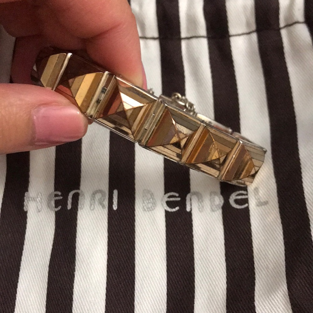 Henri Bendel Rose Gold Studded Bracelet